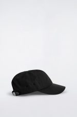 Adjustable Curved Brim Baseball Cap Black - Image 4