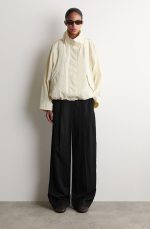 Mock-Neck Jacket Cream - Image 2