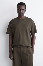 Round-Neck T-Shirt Brown