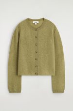 Knitted Cardigan Green - Image 4