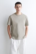 Knitted Round-Neck T-Shirt