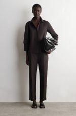 Cotton Trousers Brown