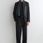 Double-sided Scarf In Navy Blue