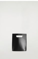 Leather Mini Handbag Black