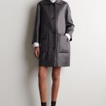 Single-Breasted Coat Black