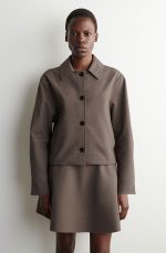 Collared Jacket Brown