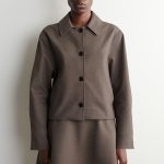 Collared Jacket Brown