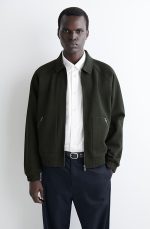 Collared Jacket Green