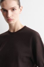 Knitted T-Shirt Brown - Image 3