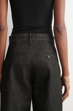 Denim Wide-Leg Jeans Black - Image 3