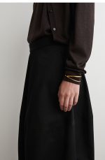 Cotton Skirt Black - Image 3
