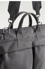 Nylon Tote Bag Gray - Image 4