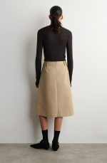 Cotton Skirt Beige - Image 3
