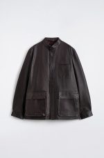 Leather Jacket Brown - Image 4