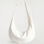Crescent Crossbody Bag White