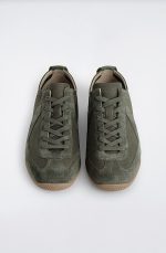 Patchwork Sneakers Khaki Green