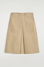Cotton Skirt Beige - Image 4