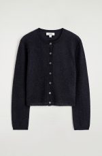 Knitted Cardigan Navy - Image 4