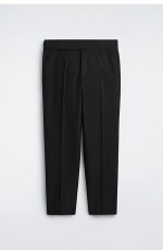 Wool Trousers Black - Image 4