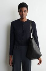 Knitted Cardigan Navy