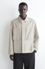 Collared Jacket Gray