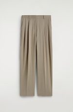 Pleated Pants Beige - Image 4