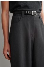 Wool Wide-Leg Trousers - Image 3