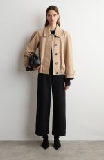 Wide-Leg Jeans Black