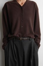 Merino V-Neck Cardigan - Image 3