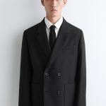 Wool Blend Tie Black