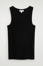 Cotton Slim Vest Black - Image 4