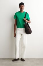 Round-Neck T-Shirt Green - Image 2