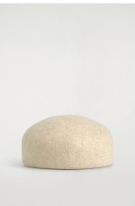 Wool Beret Cream Color