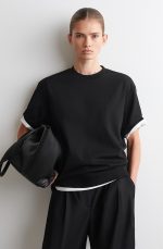 Round-Neck T-Shirt Black