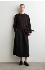 Cotton Skirt Black