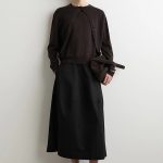 Cotton Skirt Black