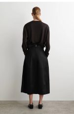 Cotton Skirt Black - Image 2