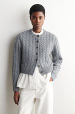 Knitted Cardigan Gray