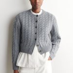 Knitted Cardigan Gray