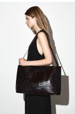 Leather Handbag Brown - Image 3