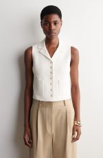 Slim Vest White