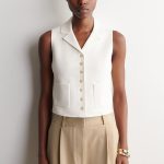Slim Vest White