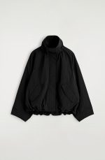 Mock-Neck Jacket Black - Image 4