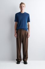 Wool Slim T-Shirt Blue - Image 2