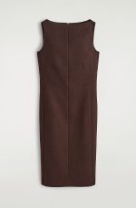 Wool Dress Brown - Image 4