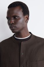 Linen Shirt Brown - Image 3