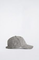 Washed Texture Baseball Cap Gray