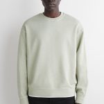 Cotton Round-Neck Top Green