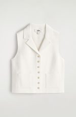 Slim Vest White - Image 4