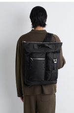 Nylon Backpack Black - Image 2